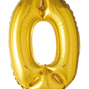 Folieballong guld