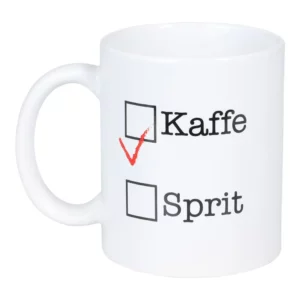 Mug kaffe eller sprit